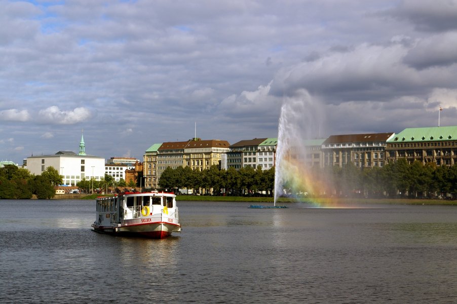 Inner Alster lake